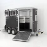Ifor Williams Reboque para cavalos HB511-antracita-Saída frontal-Novo