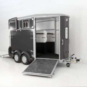 Ifor Williams Reboque para cavalos HB511-antracita-Saída frontal-Novo