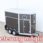 Ifor Williams Reboque para cavalos HB511-Arreios-antracita-Novo