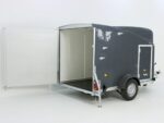 Debon Reboque fechado Cargo 1300 Vollpoly 150x290cm H:160cm, Porta, gris-Novo - Image 3