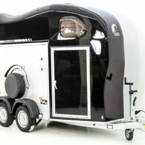 Cheval Liberté Reboque para cavalos GOLD One 1,5er, Pullmann-Trem de rodagem, Arreios, preto-Novo