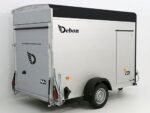 Debon Reboque fechado C300 148x295cm H:190cm 1,3t, Alu, Polybug, Porta, preto-Novo - Image 7