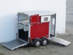 Ifor Williams Reboque para cavalos HB506-Saída frontal-rojo-Novo