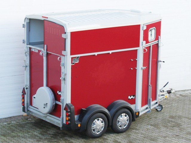 Ifor Williams Reboque para cavalos HB506-Saída frontal-rojo-Novo - Image 2