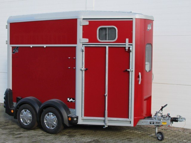 Ifor Williams Reboque para cavalos HB506-Saída frontal-rojo-Novo - Image 3