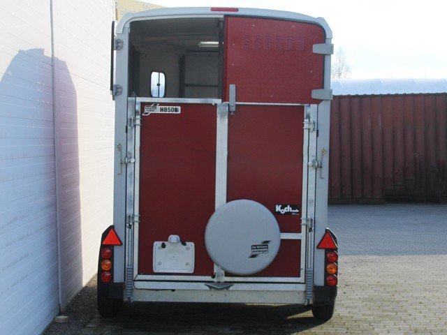Ifor Williams Reboque para cavalos HB506-Saída frontal-rojo-Novo - Image 7