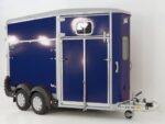 Ifor Williams Reboque para cavalos HB511-Portones traseros-Combinación de puertas-azul-Novo - Image 2
