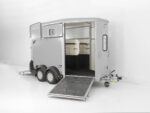Ifor Williams Reboque para cavalos HB511-Portones traseros-Combinación de puertas-plata-Novo - Image 2