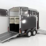Ifor Williams Reboque para cavalos HB511-Portones traseros-Combinación de puertas-antracita-Novo