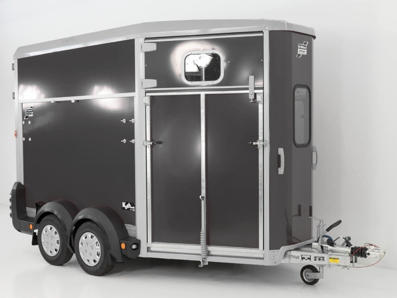 Ifor Williams Reboque para cavalos HB511-Portones traseros-Combinación de puertas-antracita-Novo - Image 3