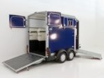Ifor Williams Reboque para cavalos HB511-azul-Saída frontal-Novo
