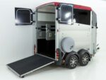 Ifor Williams Reboque para cavalos HBX 506-Saída frontal-novo modelo-rojo-Novo - Image 3