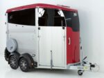 Ifor Williams Reboque para cavalos HBX 506-Saída frontal-novo modelo-rojo-Novo - Image 4