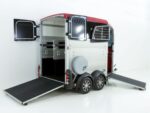 Ifor Williams Reboque para cavalos HBX 511-Saída frontal-novo modelo-rojo-Novo - Image 9