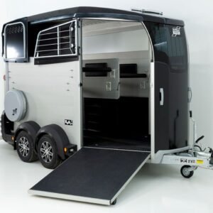 Ifor Williams Reboque para cavalos HBX 511-Saída frontal-novo modelo-preto-Novo
