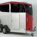 Ifor Williams Reboque para cavalos HBX 511-Arreios-novo modelo-rojo-Novo