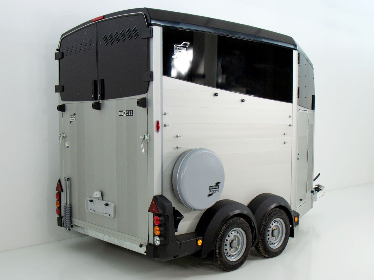 Ifor Williams Reboque para cavalos HBX 511-Arreios-novo modelo-preto-Novo - Image 3
