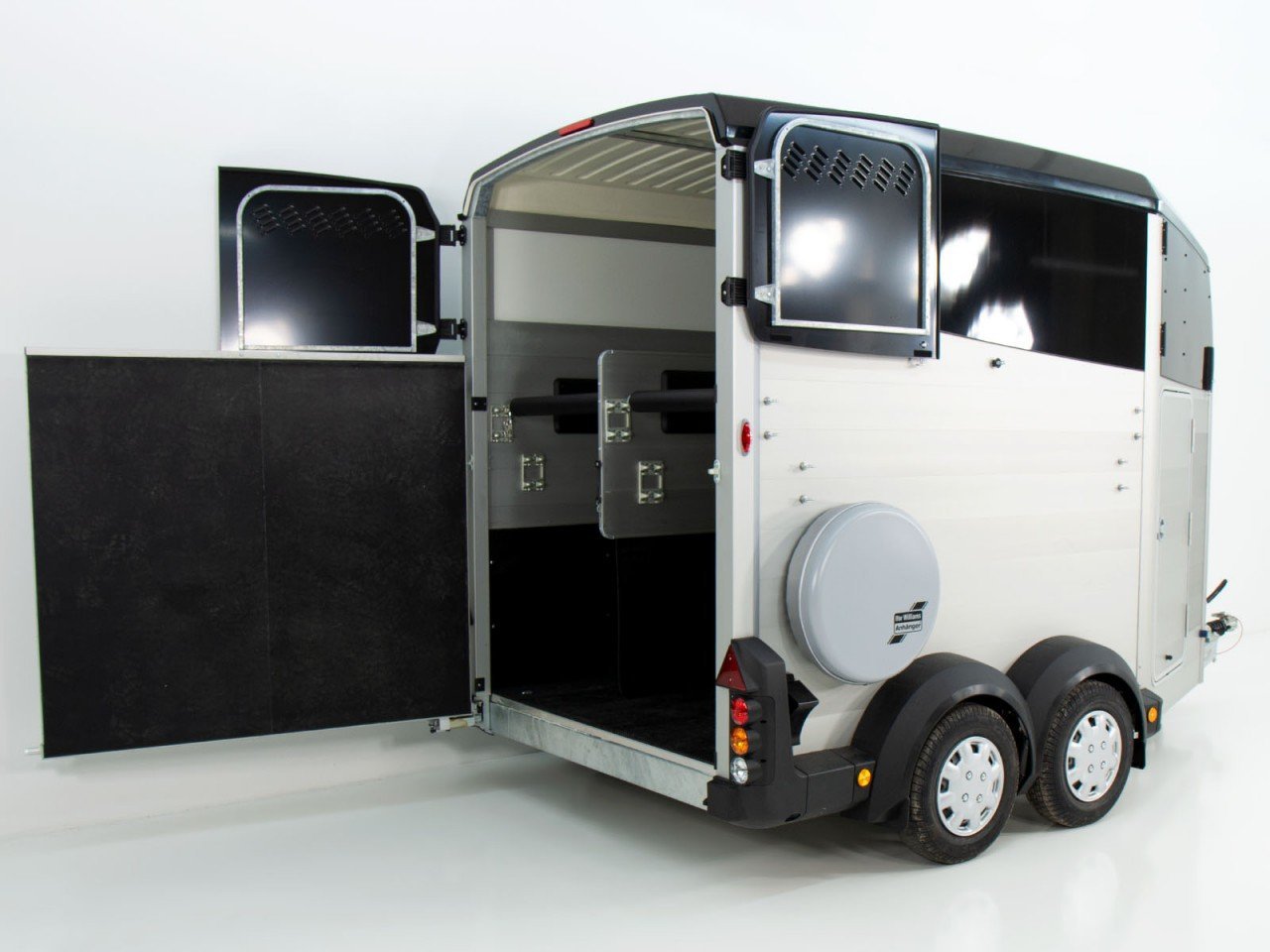 Ifor Williams Reboque para cavalos HBX 511-Arreios-novo modelo-preto-Novo - Image 7