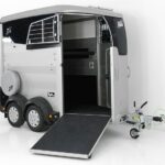 Ifor Williams Reboque para cavalos HBX 403-Saída frontal-novo modelo-plata-Novo