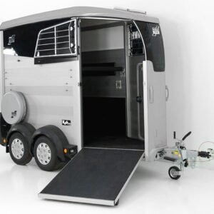 Ifor Williams Reboque para cavalos HBX 403-Saída frontal-novo modelo-plata-Novo