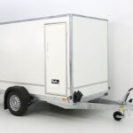 Blyss Reboque fechado 146x304cm Altura:180cm 1,3t, Porta lateral-Novo