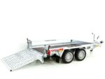 Temared Reboque para maquinaria de construção Builder 153x260cm 2,7t-Rampa-Novo