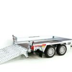 Temared Reboque para maquinaria de construção Builder 153x260cm 2,7t-Rampa-Novo