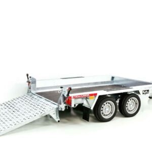 Temared Reboque para maquinaria de construção Builder 153x260cm 2,7t-Rampa-Novo