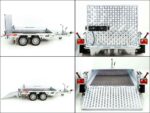 Temared Reboque para maquinaria de construção Builder 153x260cm 2,7t-Rampa-Novo - Image 12