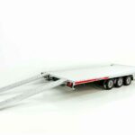 Temared Reboque porta-veículos CARLU 6021-S Piso de alumínio 215x600cm 3,5t-Novo