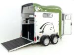 Cheval Liberté Reboque para cavalos GOLD 3, Pullman 2, Arreios, verde oliva-Novo - Image 4