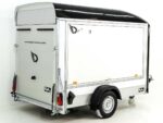 Debon Reboque fechado C300 Sandwich 148x295cm H:190cm 1,3t, Alu, Polybug, Porta, Trampilla, preto-Novo - Image 5