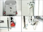 Debon Reboque fechado C300 Sandwich 148x295cm H:190cm 1,3t, Alu, Polybug, Porta, Trampilla, preto-Novo - Image 11