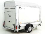 Debon Reboque fechado C300 Sandwich 148x295cm H:190cm 1,3t, Alu, Polybug, Porta, Trampilla, branco-Novo - Image 5