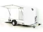 Debon Reboque fechado C300 Sandwich 148x295cm H:190cm 1,3t, Alu, Polybug, Porta, Trampilla, branco-Novo - Image 7