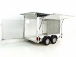 Debon Reboque fechado C500 Sandwich 164x300cm H:200cm 2,0t-Alu-Polybug-Porta-preto-Novo - Image 2