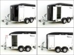 Debon Reboque fechado C500 Sandwich 164x300cm H:200cm 2,0t-Alu-Polybug-Porta-preto-Novo - Image 10