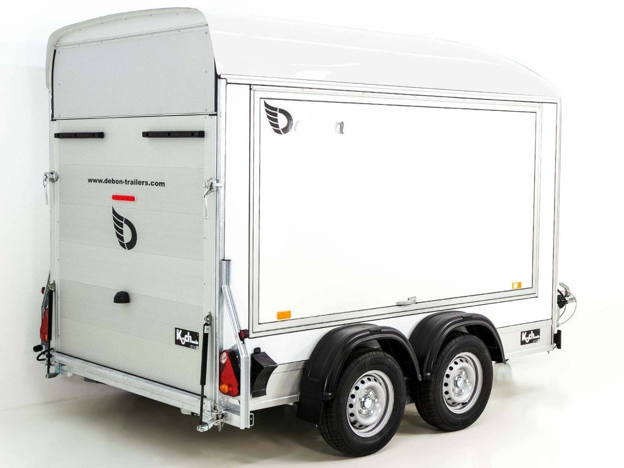 Debon Reboque fechado C500 Sandwich 164x300cm H:200cm 2,0t-Alu-Polybug-Porta-branco-Novo - Image 5
