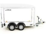 Debon Reboque fechado C500 Sandwich 164x300cm H:200cm 2,0t-Alu-Polybug-Porta-branco-Novo - Image 8