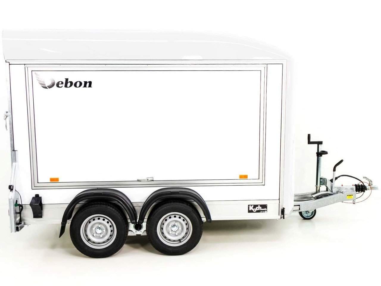 Debon Reboque fechado C500 Sandwich 164x300cm H:200cm 2,0t-Alu-Polybug-Porta-branco-Novo - Image 8