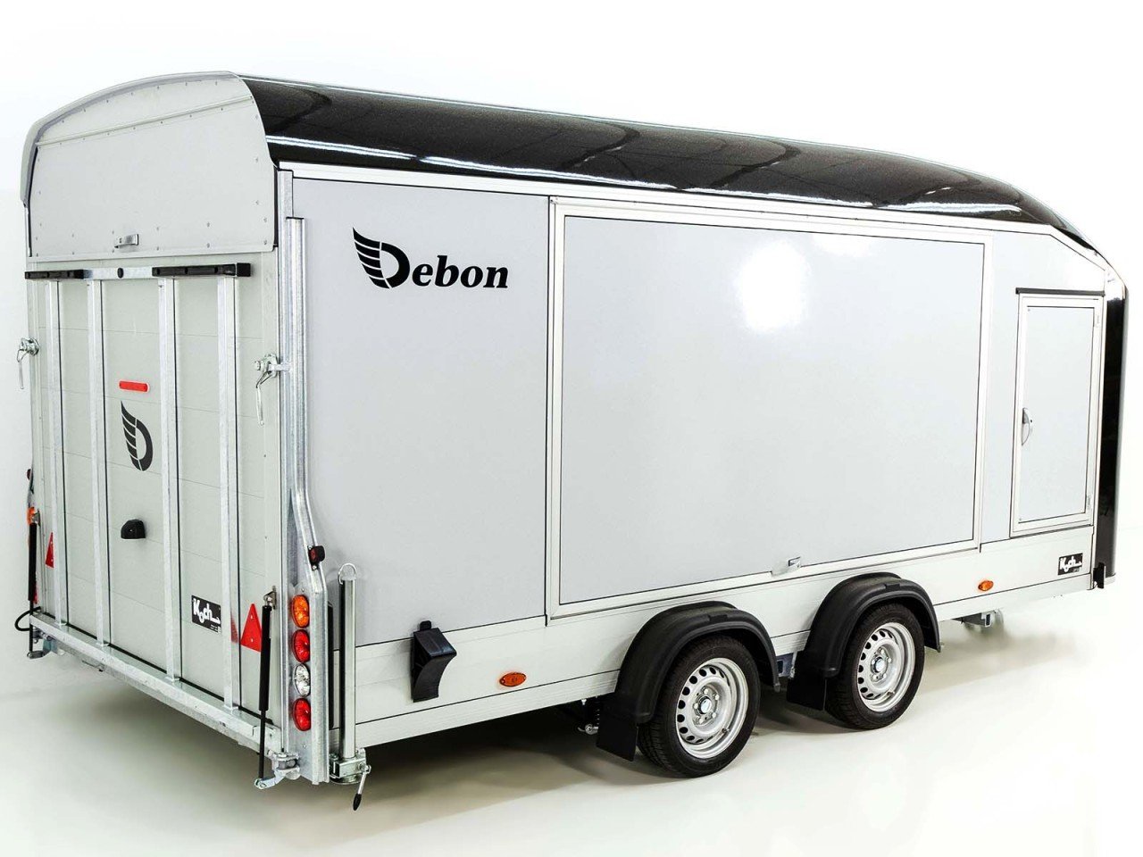Debon Reboque fechado Roadster C1000 200x500x200cm 3,5t preto - E-vientoe -Rampas elevadas-Novo - Image 4