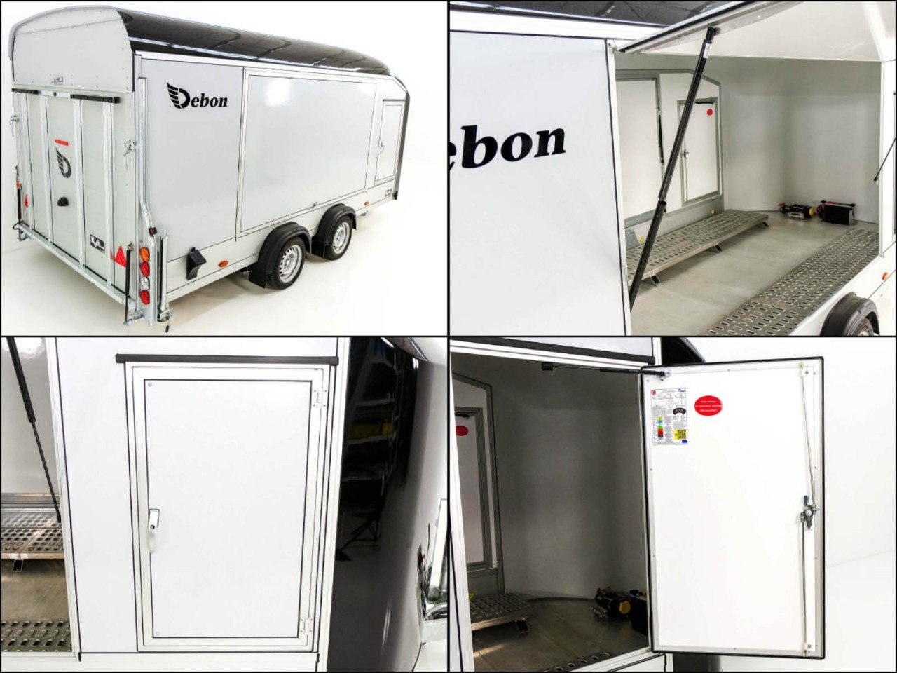Debon Reboque fechado Roadster C1000 200x500x200cm 3,5t preto - E-vientoe -Rampas elevadas-Novo - Image 10
