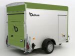 Debon Reboque fechado C300 148x295cm H:190cm 1,3t Alu, Polybug, Porta, verde oliva-Novo - Image 3