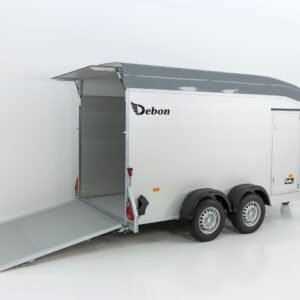 Debon Reboque fechado Cargo C800 206x441cm H206 3,5 t, Alu, Polybug, Porta, gris-Novo