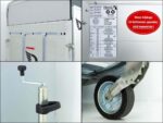 Debon Reboque fechado Cargo C800 206x441cm H206 3,5 t, Alu, Polybug, Porta, gris-Novo - Image 12