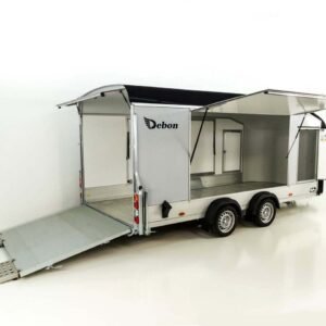 Debon Reboque fechado Roadster C1000 200x500x200cm 3,5t preto-Novo