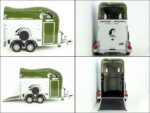Cheval Liberté Reboque para cavalos GOLD One 1,5er, Pullman-Trem de rodagem, verde oliva-Novo - Image 10