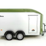 Debon Reboque fechado Roadster C700 179×378 Altura:201cm 2,6t, Alu, Polybug, Porta, verde oliva-Novo