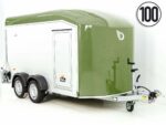 Debon Reboque fechado Roadster C700 179×378 Altura:201cm 2,6t, Alu, Polybug, Porta, verde oliva-Novo - Image 6