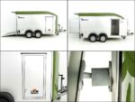 Debon Reboque fechado Roadster C700 179×378 Altura:201cm 2,6t, Alu, Polybug, Porta, verde oliva-Novo - Image 10